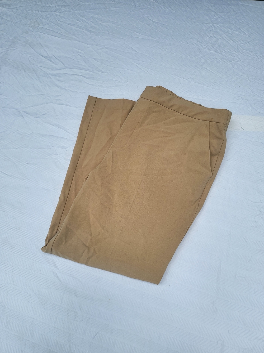 Time and Tru Women's Tan Straight-Leg Pants
